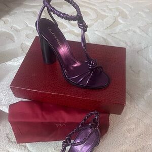 Tamara Mellon Purple Strappy Heels